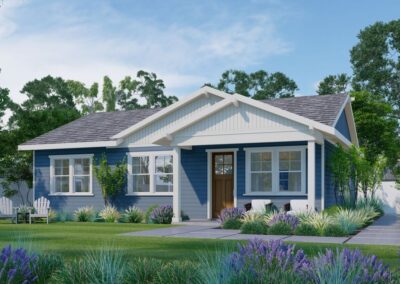 Two-bedroom gabled ADU