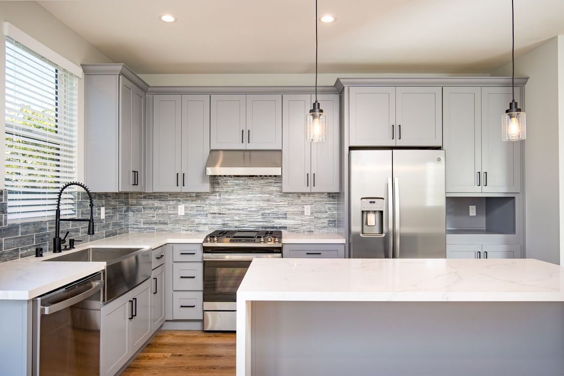 ADU kitchen with island